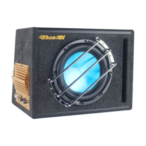 10 inch Wooden box active subwoofer  ZD-10D blue