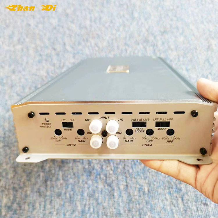 Class AB 4 Channel Car Amplifier W-90.4 - Image 4