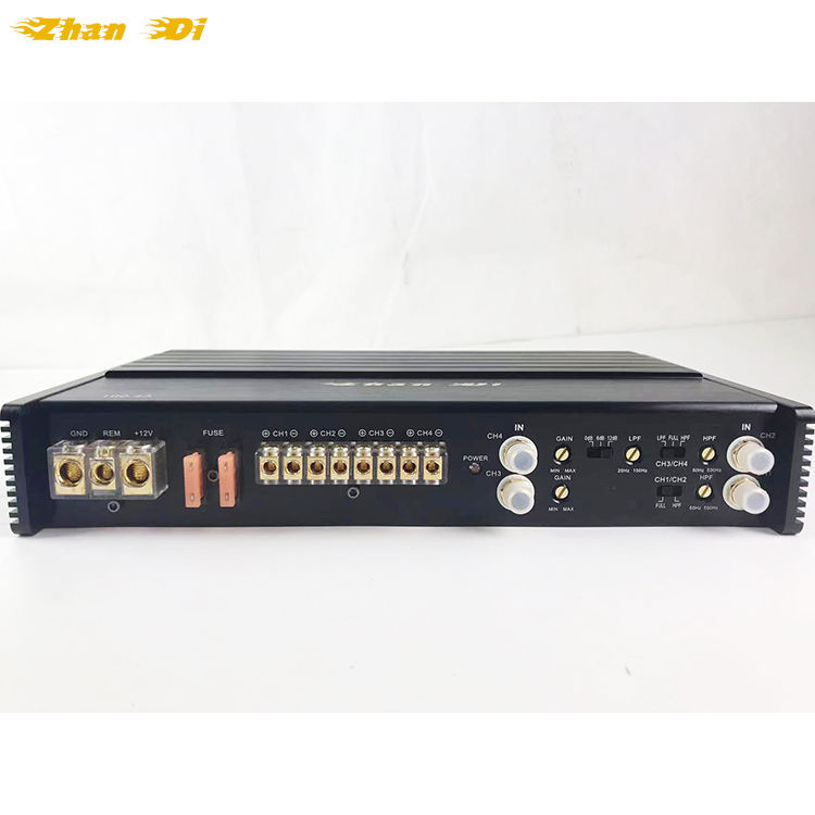 Class AB 4 Channel Car Amplifier ZD-100.4A - Image 4