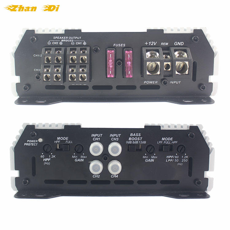 Class AB 4 Channel Car Amplifier W-G100.4AB - Image 3