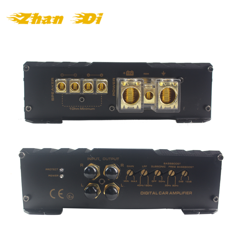 500W RMS Class D Mono Car Amplifier W-500.1D - Image 2