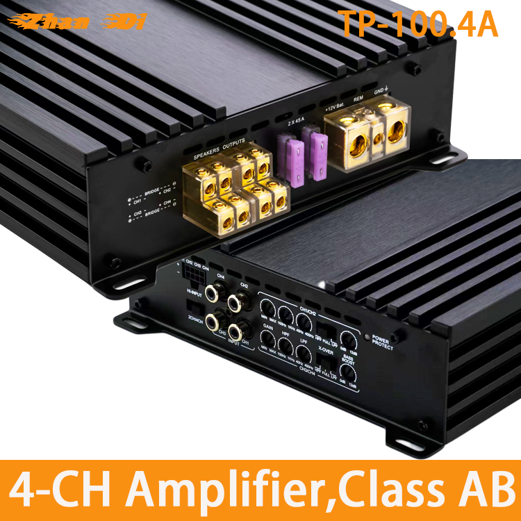 Class AB 4 Channel Car Amplifier TP-100.4A - Image 3